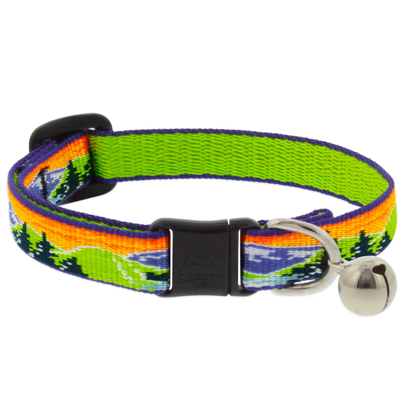 Lupine Pet Cat 1/2 In Wide 8-12 In Breakaway Safety Collar With Bell Original Designs High Country