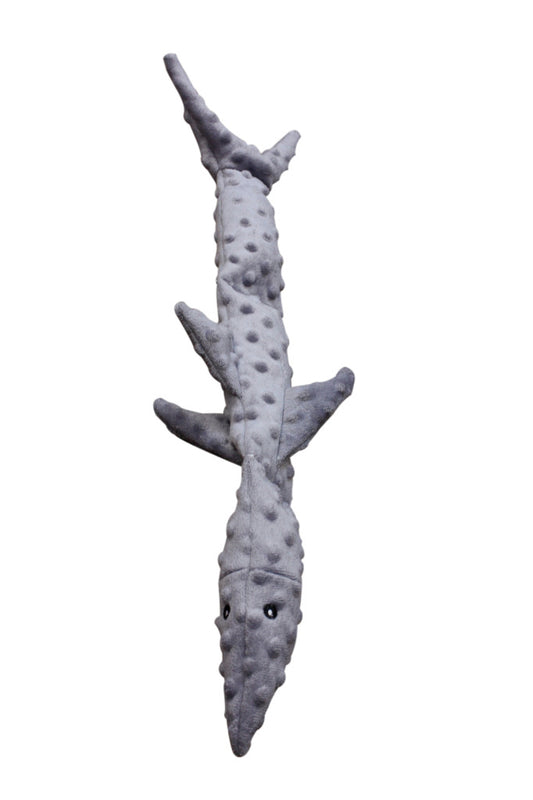 Spot Ethical Pet Dog Toy Skinneeez Extreme Triple Squeak Shark 25In
