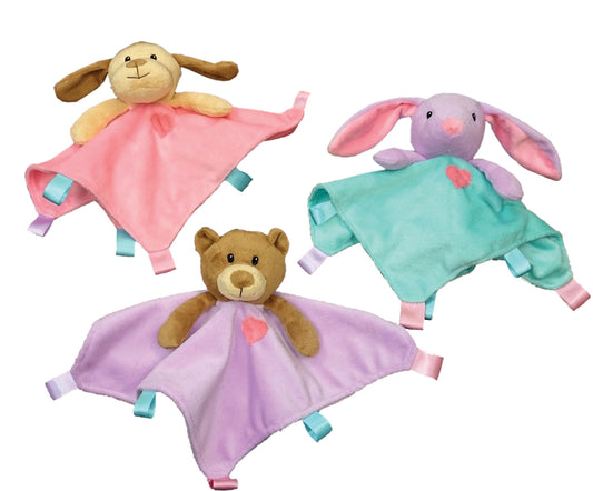 Spot Ethical Pet Dog Toy Soothers Blanket Toys 10In Assorted