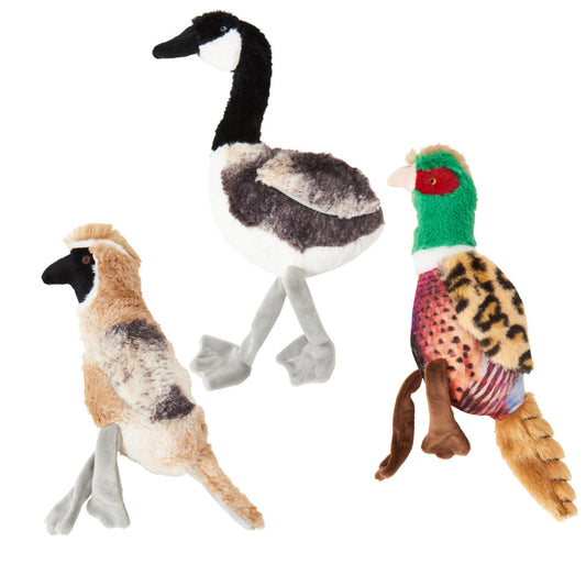 Spot Ethical Pet Dog Toy Bird Calls Plush 12In Assorted