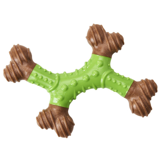 Spot Ethical Pet Bambone Dental X-Bone 6in Apple