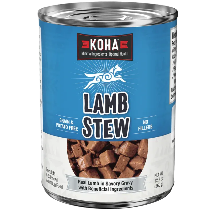 Koha Dog Grain Free Lamb Stew 12.7oz Can