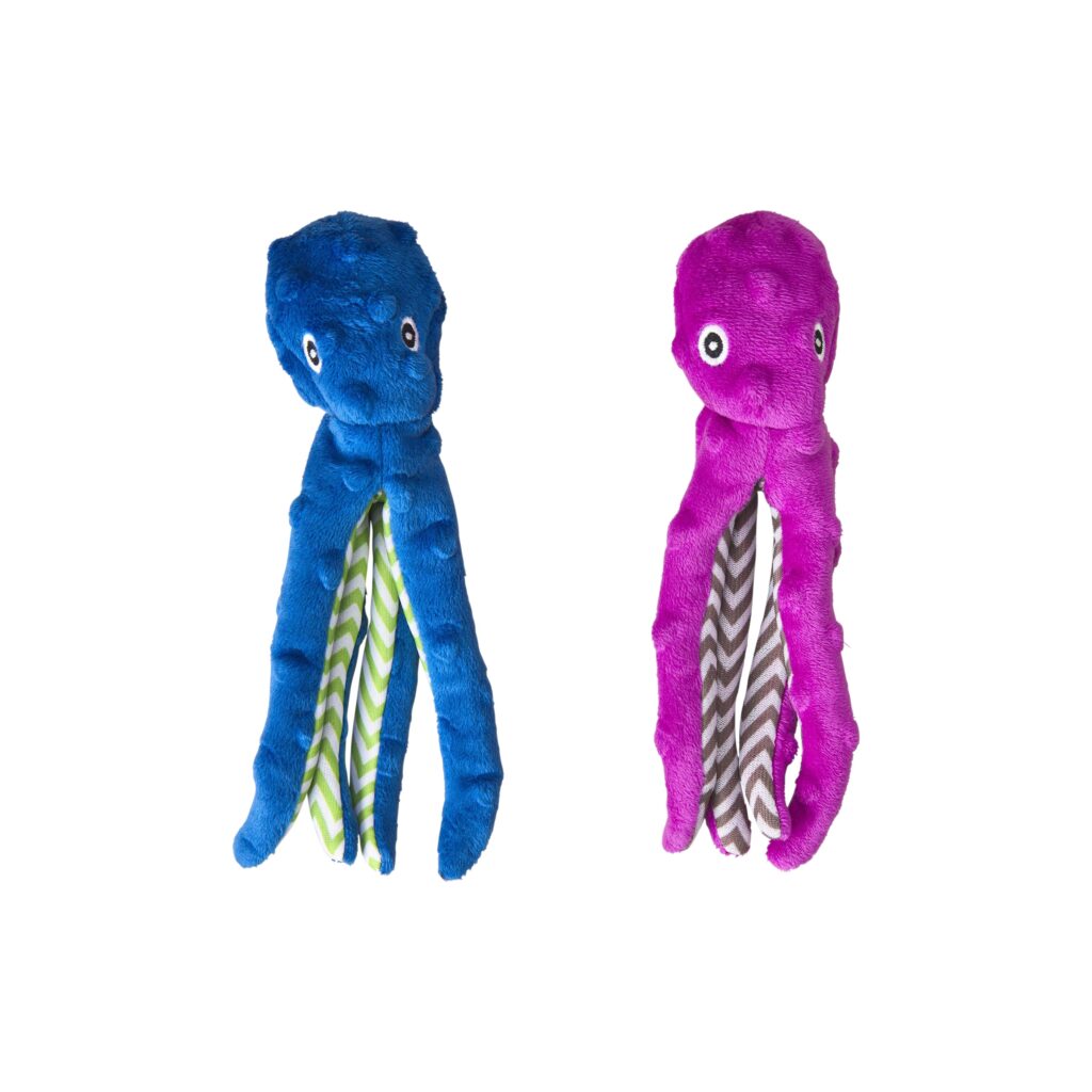 Spot Ethical Pet Dog Toy Lil Spots Octopus 8In 2Pk