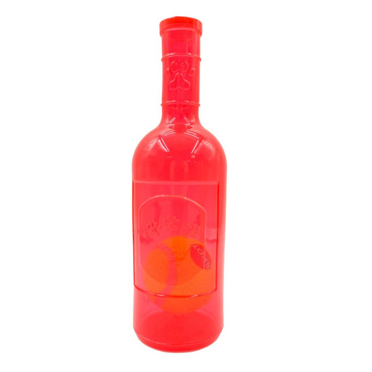 Spot Ethical Pet Dog Toy Ball In A Bottle Vino Assorted