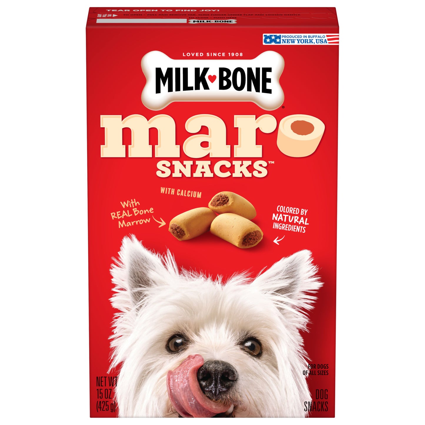 Milk-Bone MaroSnacks Small Dog Treats With Bone Marrow, 15 oz