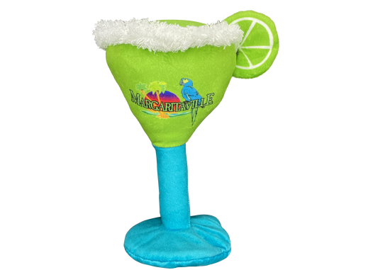 Multipet Plush Dog Toy Margaritaville Margarita Glass 8in