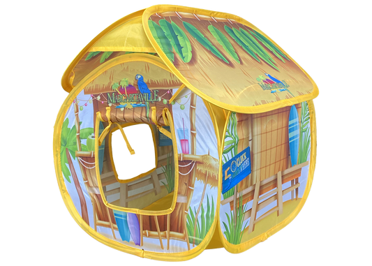 Multipet Cat Toy Margaritaville Tiki Tent 16in
