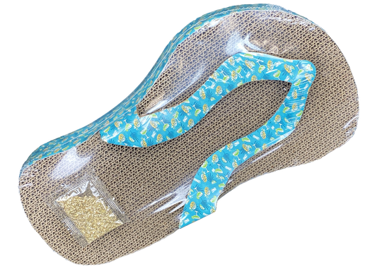 Multipet Cat Toy Margaritaville Flip Flop Cat Scratcher