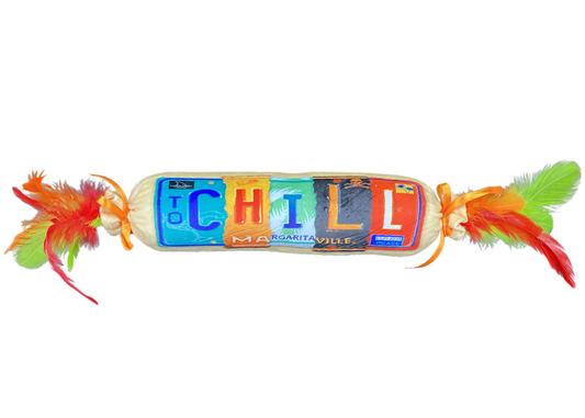 Multipet Cat Toy Margaritaville License to Chill Cat Kicker 18in Catnip
