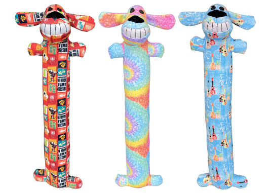 Multipet Plush Dog Toy Margaritaville Loofa Dog 12in Assorted