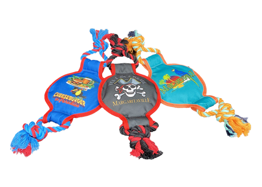 Multipet Dog Toy Margaritaville Rope Tugs 18in Assorted