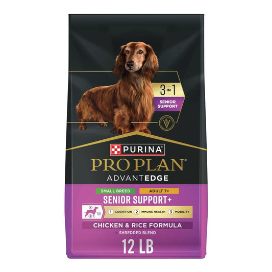 ProPlan Senior AdvandtEdge Chicken & Rice Small Breed Dry Dog Food 12lb