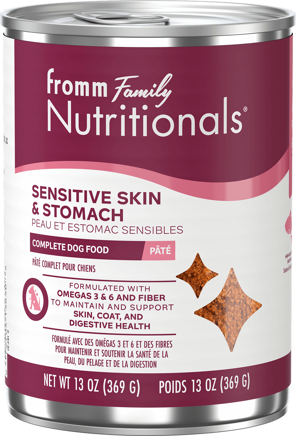 Fromm Nutritionals Dog Supplement Pate 13oz Sensitive Stomach