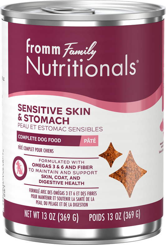 Fromm Nutritionals Dog Supplement Pate 13oz Sensitive Stomach