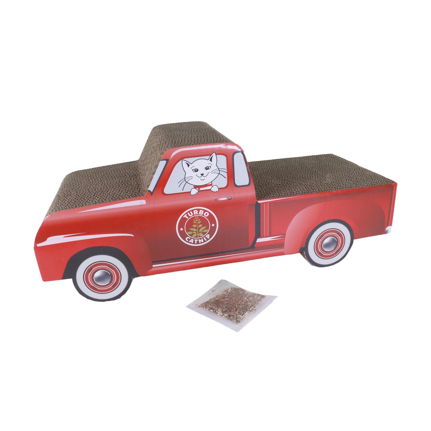 Coastal Turbo Truck Cat Scratcher, Red