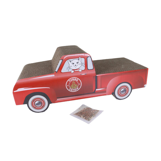 Coastal Turbo Truck Cat Scratcher, Red