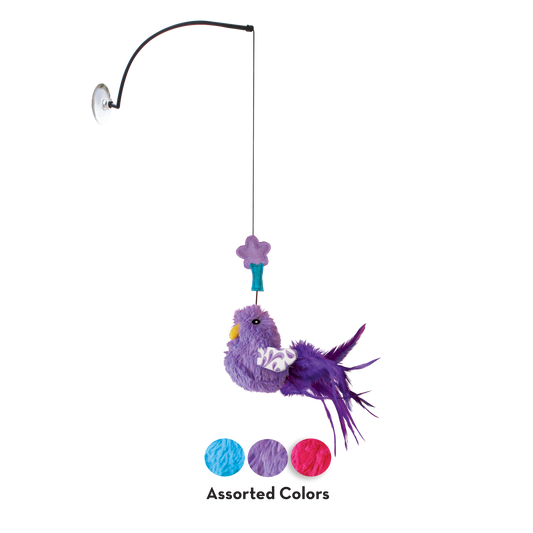 Kong Cat Toy Connects Window Teaser with Catnip Assorted Colors