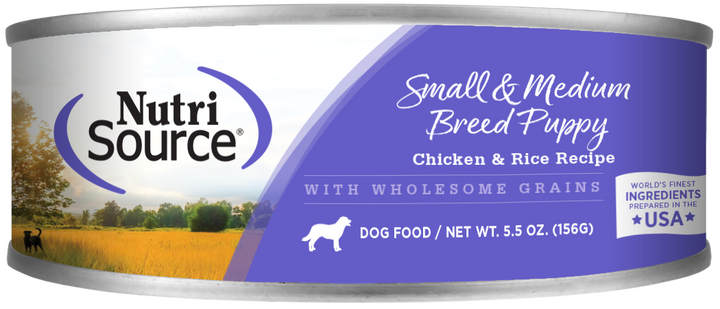 NutriSource Wet Puppy Food for Small & Medium Breeds 5.5 oz