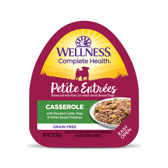 Wellness Petite Entrées Casserole With Roasted Lamb Peas & White Sweet Potatoes 3oz Cup