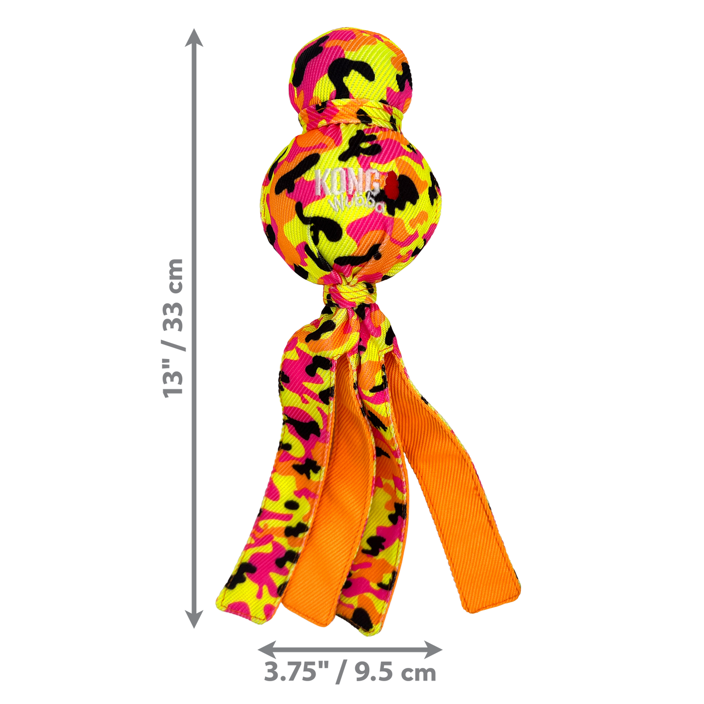 Kong Dog Toy Wubba Ballistic High-Viz Large