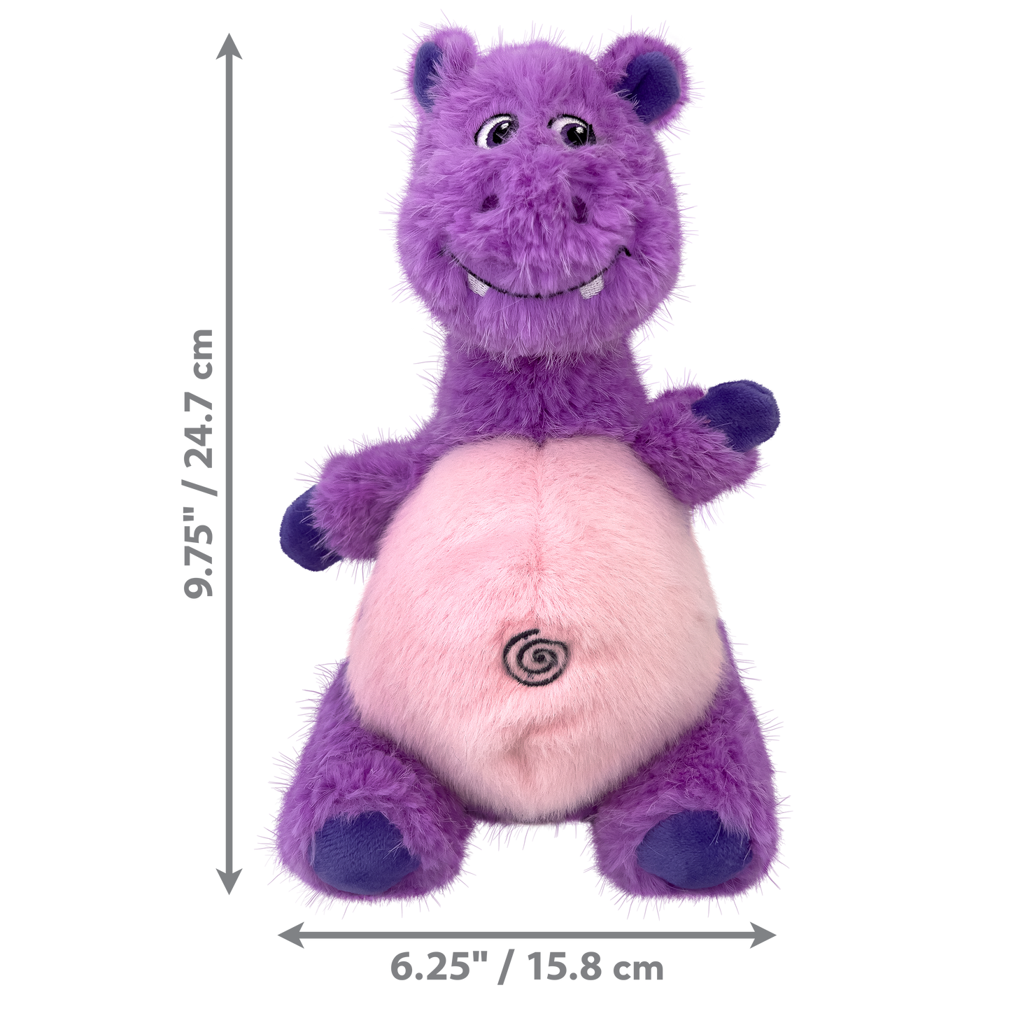 Kong Dog Toy Knots Belly Hippo