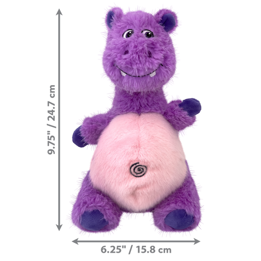 Kong Dog Toy Knots Belly Hippo
