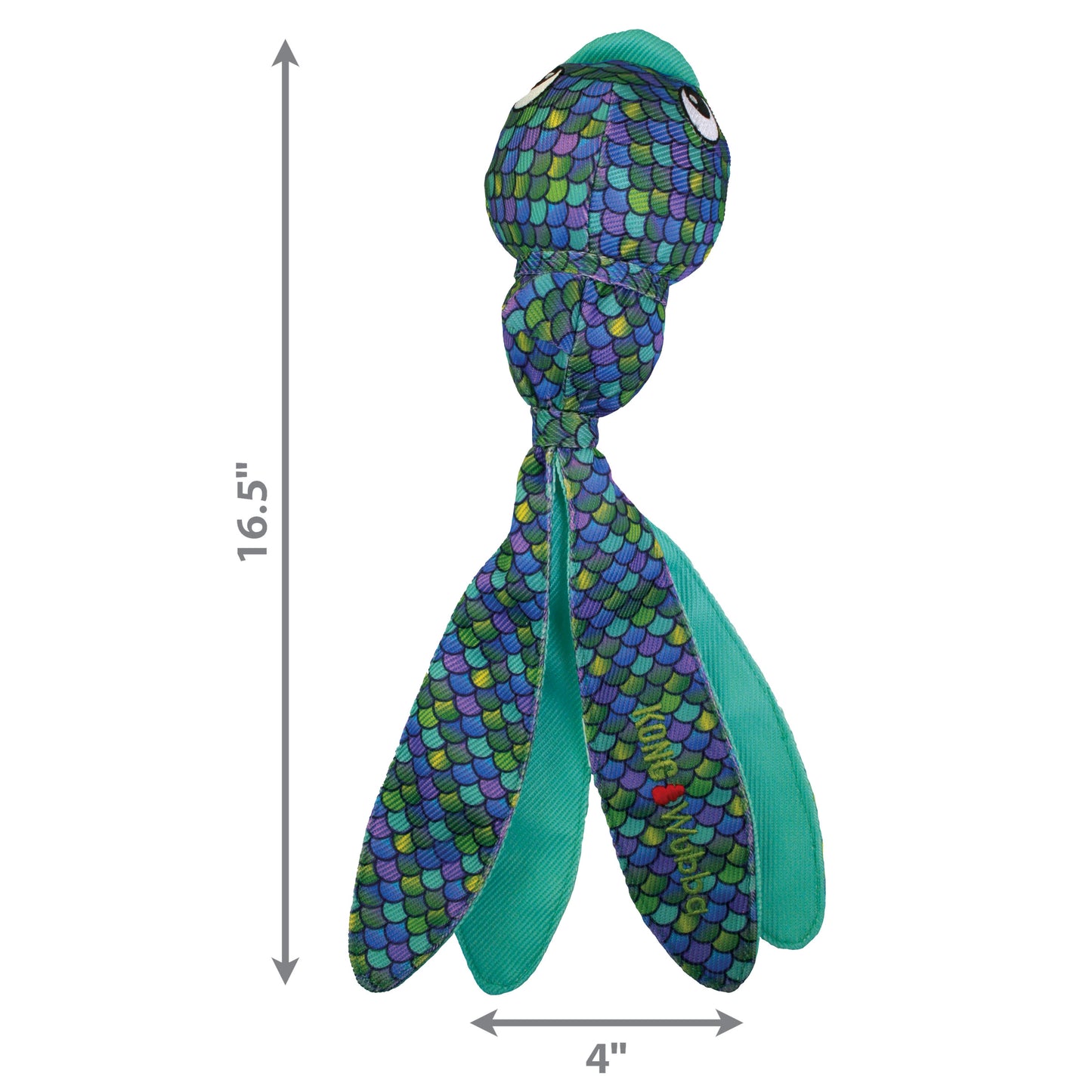 Kong Dog Toy Wubba Finz Blue eXtra Large