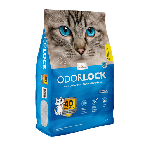 Intersand Odourlock Ultra premium multi-cat litter formula 25lb