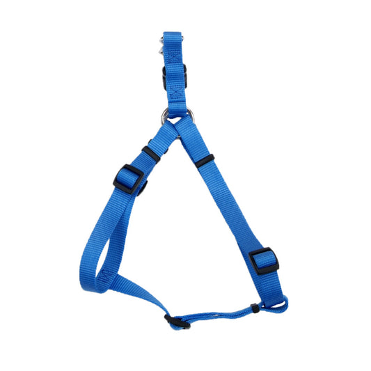 Coastal Comfort Wrap Adjustable Dog Harness, Blue Lagoon, Large - 1in x 26-38in