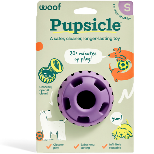 Woof Pet Dog Pupsicle Toy Lavender Small