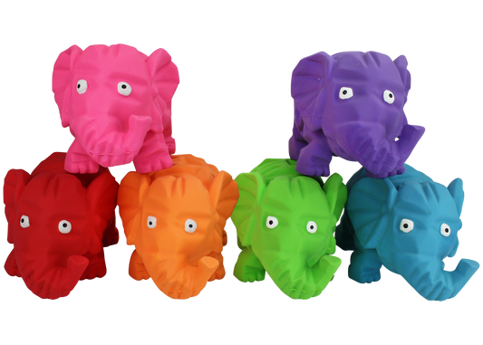 Multipet Latex Dog Toy Origami Pals  8in Elephant Assorted