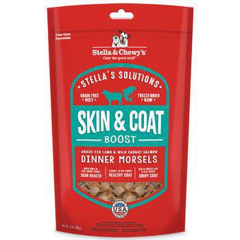 Stella & Chewys Dog Freeze Dried Solutions Skin Coat Boost Lamb & Salmon 13oz