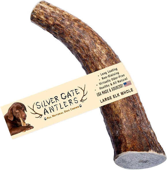 Silvergate Antler Dog Chew Whole Deer Large