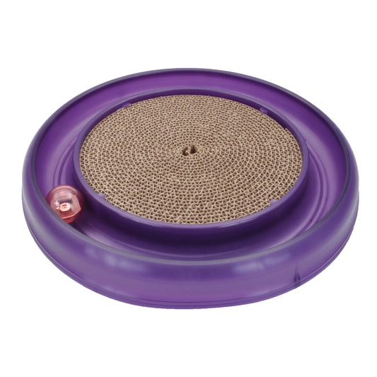 Coastal Bergan Turbo Star Chaser Cat Scratcher and Toy with Twinkle Ball