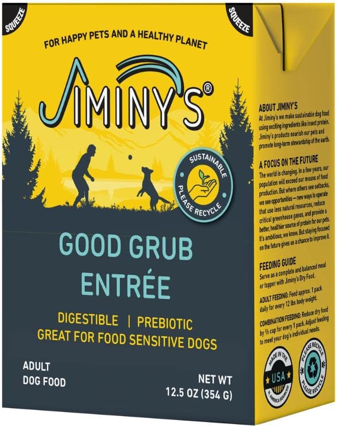 Jiminy's, Good Grub Entree Wet Dog Food, 12.5oz