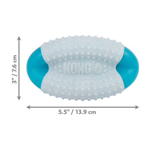 Kong Dog Toy Duets Dental Football Medium