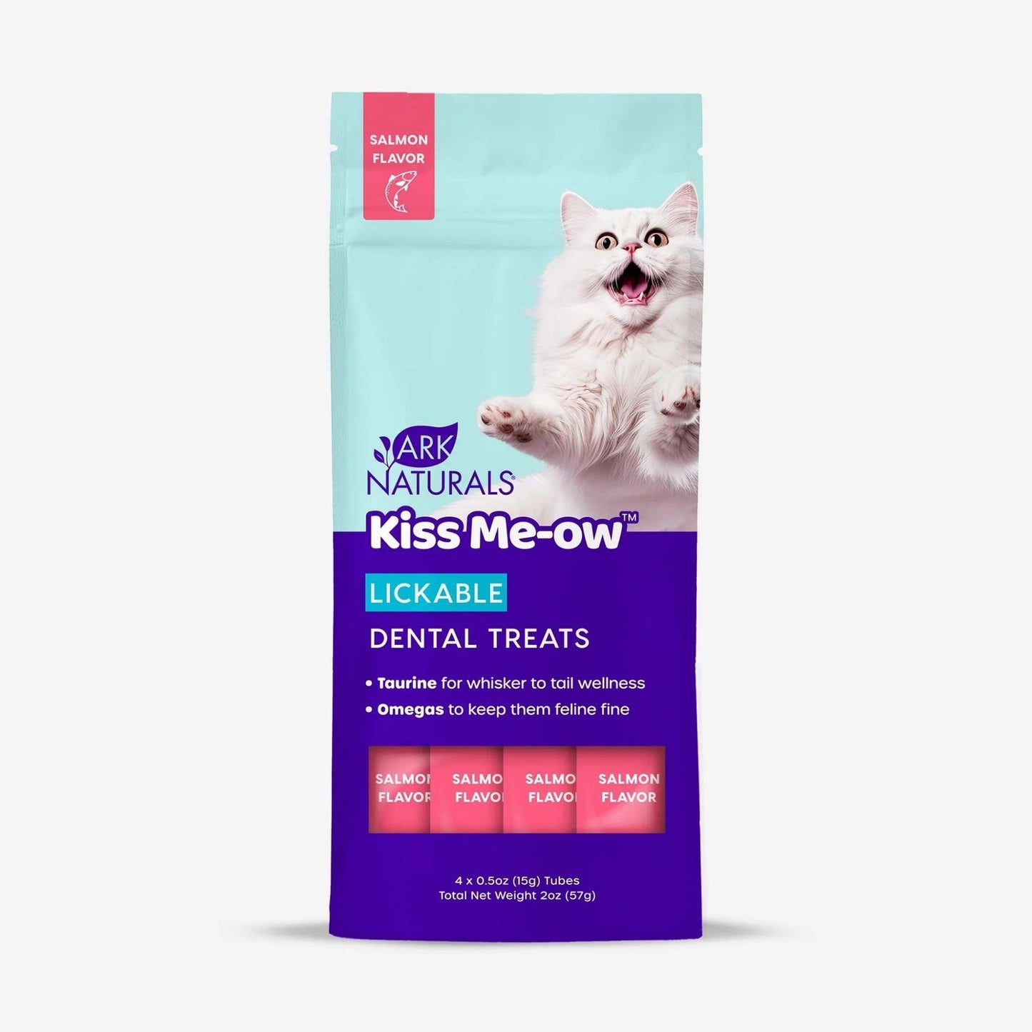 Ark Naturals Cat Lickable Kiss Me-Ow Salmon 2oz
