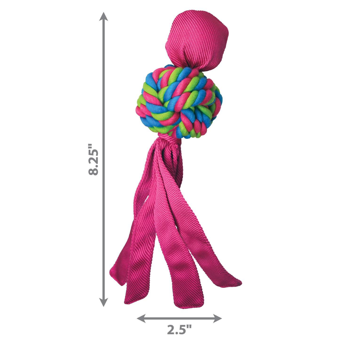 Kong Dog Toy Wubba Weaves Small Assorted