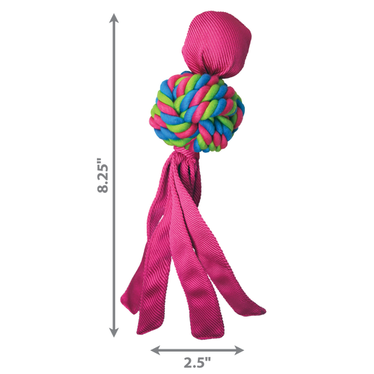 Kong Dog Toy Wubba Weaves Small Assorted