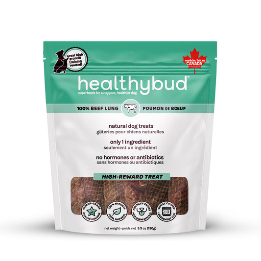 Healthybud 5.3oz Beef Lung Wafers