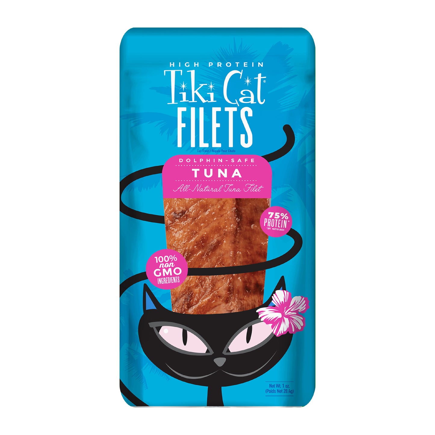 Tiki Cat Filets Wet Cat Food Topper Tuna 1oz Pouch