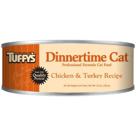 Nutrisource Tuffy's Dinnertime Chicken & Turkey Recipe Canned Cat Food 5.5oz