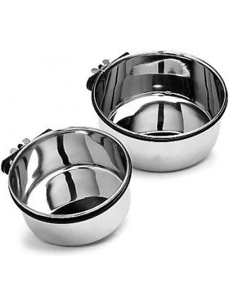 Spot Ethical Pet Stainless Steel Coop Cup Bird Dish with Bolt 10oz