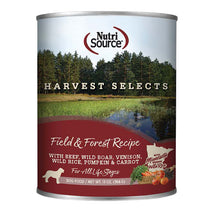 NutriSource Harvest Field & Forest Wet Dog Food 12.3oz