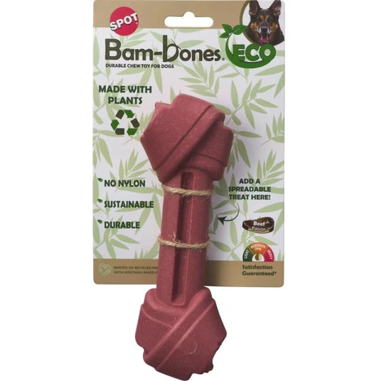 Spot Ethical Pet Bambone Eco Knot Bone Dog Chew Beef 7.5in