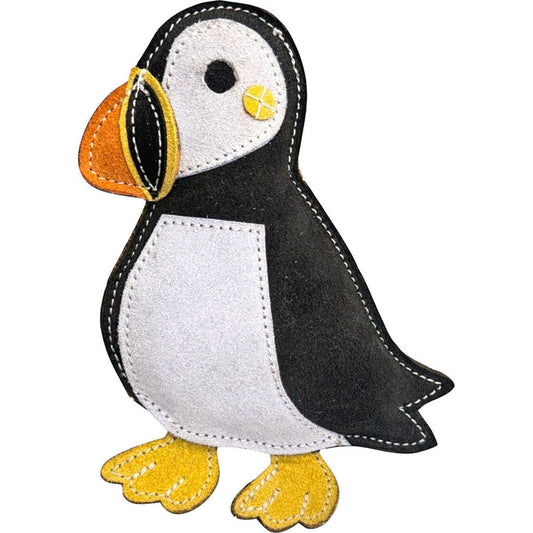 Spot Ethical Pet Dura-Fused Leather Puffin Dog Toy 8.5 in