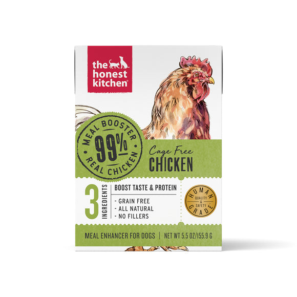 The Honest Kitchen Meal Booster: 99% Chicken Dog Food Topper 5.5oz