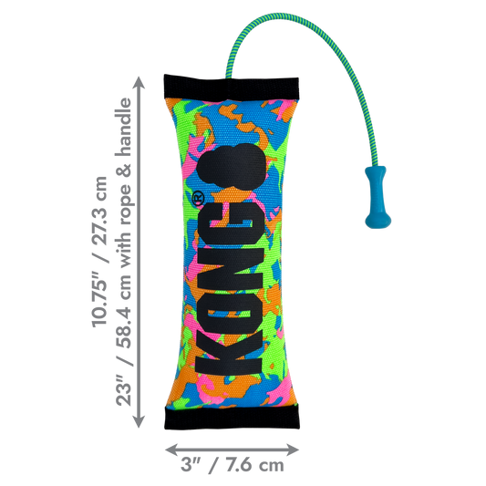 Kong Dog Toy Bunji High-Viz Bumper Assorted Medium