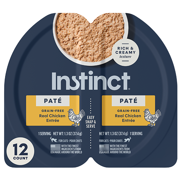 Instinct Split Cup Grain Free Chicken Pate for Cats 2.6oz