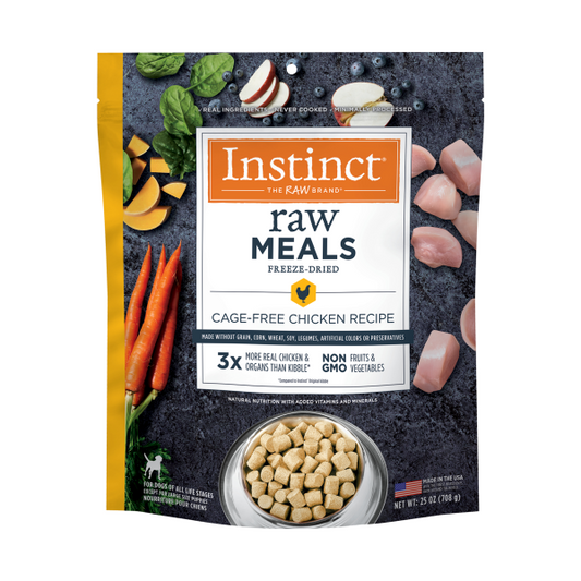 Instinct Freeze Dried Raw Meals for Dogs Chicken 25oz